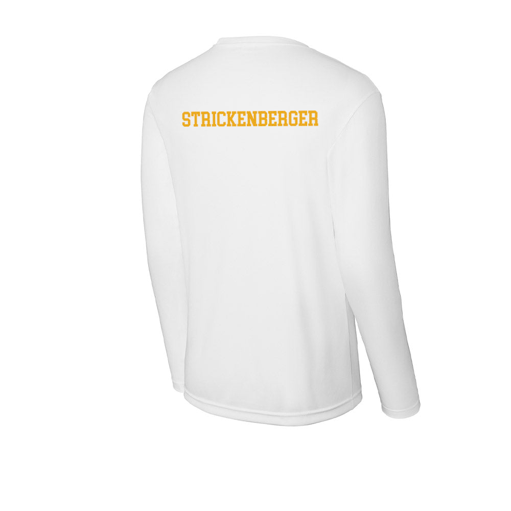 West Virginia - NCAA Wrestling : Jett Strickenberger - Activewear Long Sleeve T-Shirt-1