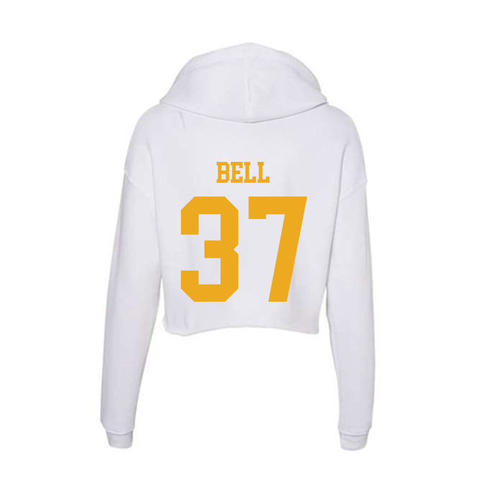 West Virginia - NCAA Football : Jayden Bell - Women's Crop Fleece Hoodie-1