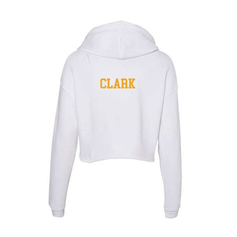 West Virginia - NCAA Women's Rowing : Ashlea Clark - Women's Crop Fleece Hoodie-1