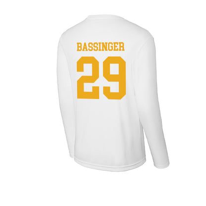 West Virginia - NCAA Baseball : Reese Bassinger - Activewear Long Sleeve T-Shirt-1