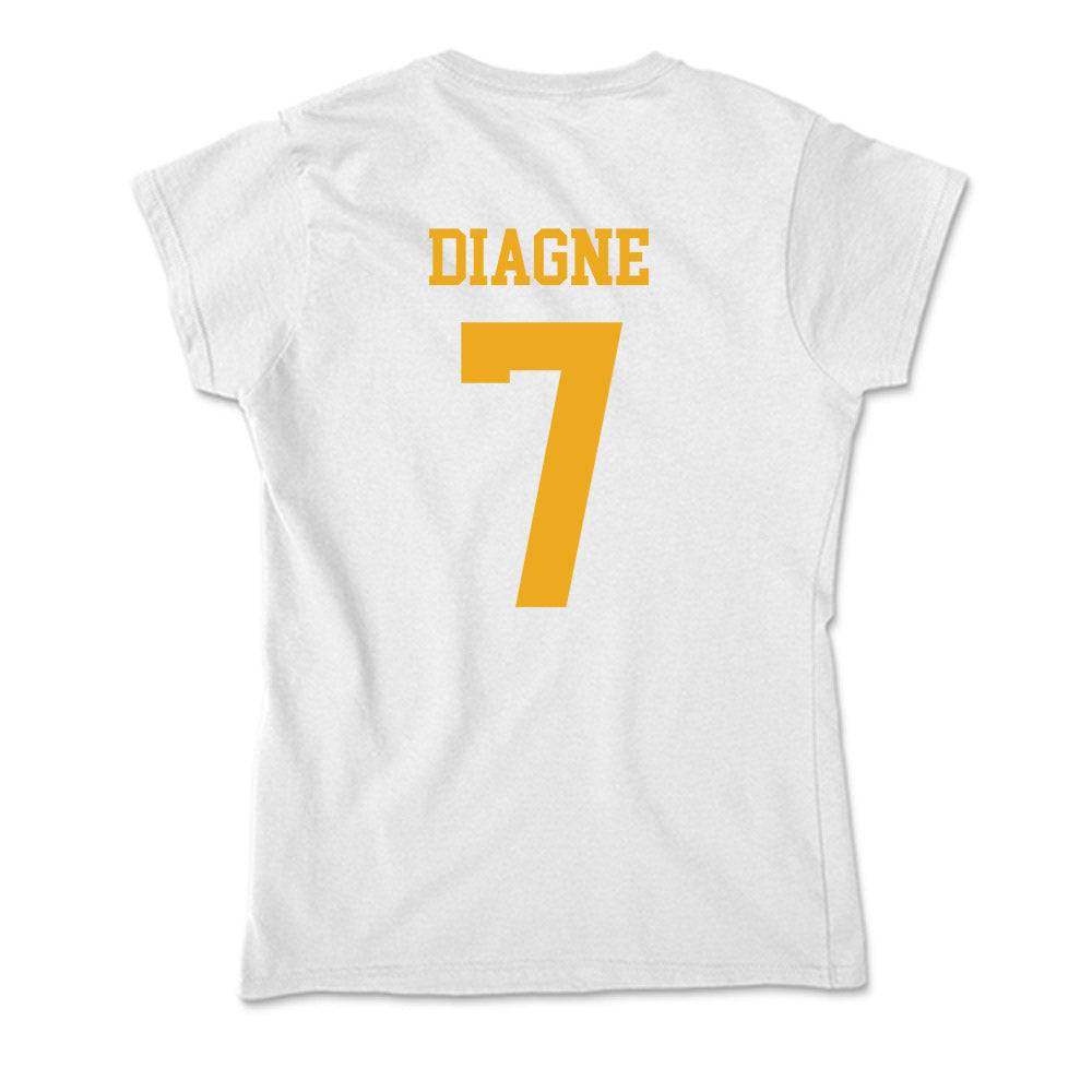 West Virginia - NCAA Football : Chams Diagne - Soft Style Women’s T-Shirt-1