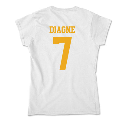 West Virginia - NCAA Football : Chams Diagne - Soft Style Women’s T-Shirt-1