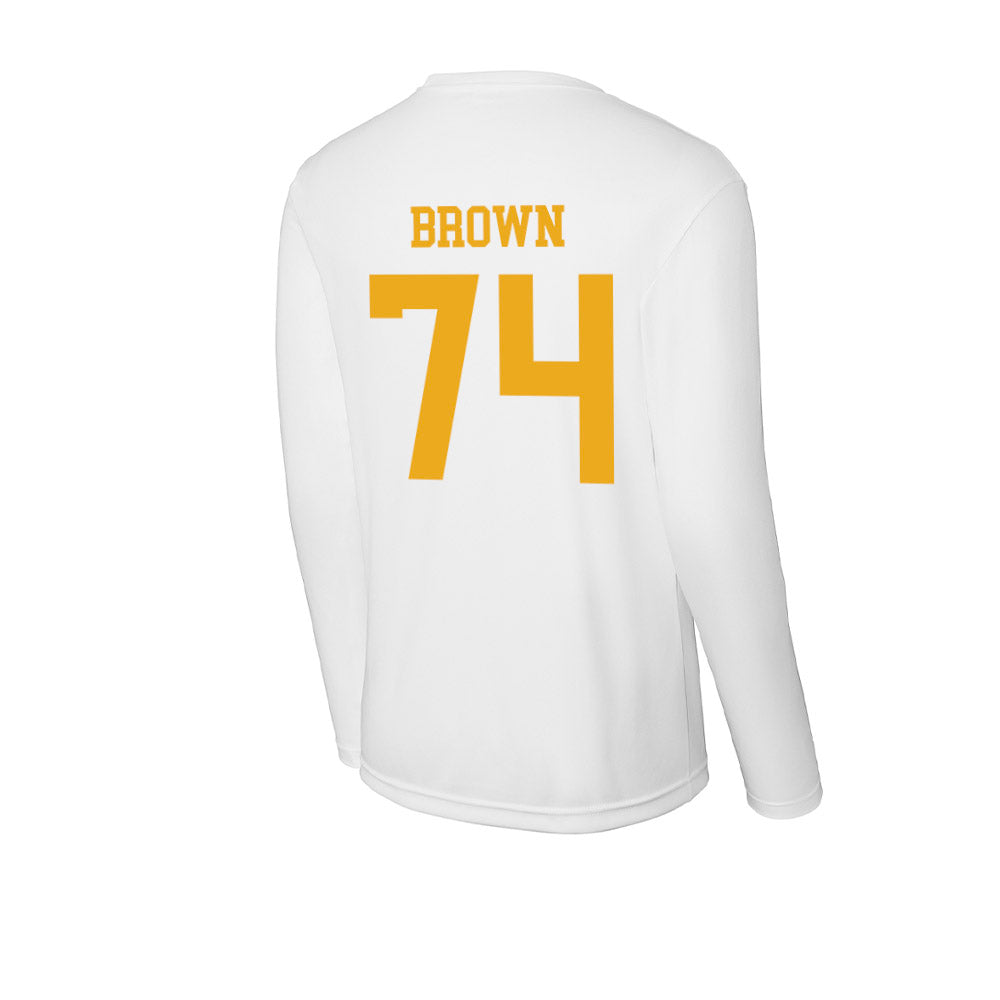 West Virginia - NCAA Football : Kevin Brown - Activewear Long Sleeve T-Shirt-1