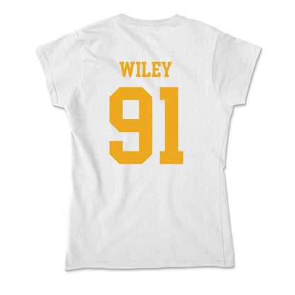 West Virginia - NCAA Football : Darius Wiley - Soft Style Women’s T-Shirt-1
