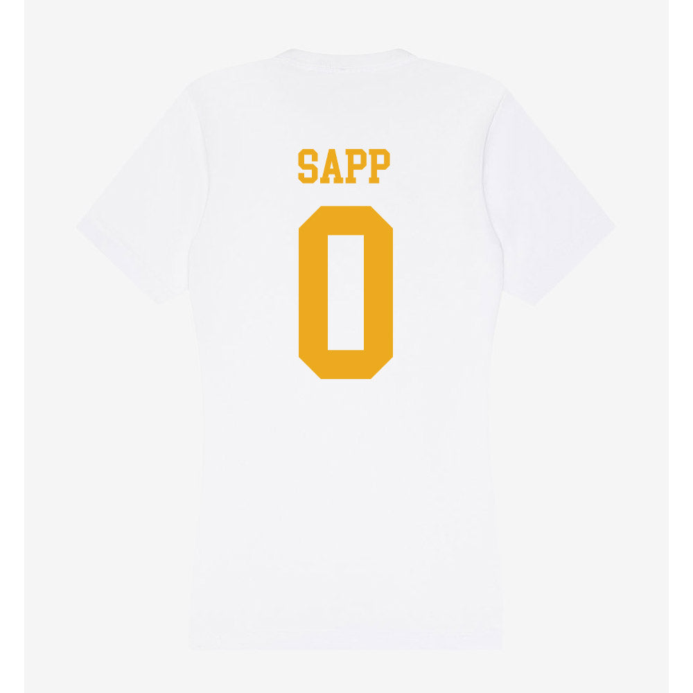 West Virginia - NCAA Football : Josh Sapp - Women's V-Neck T-Shirt-1