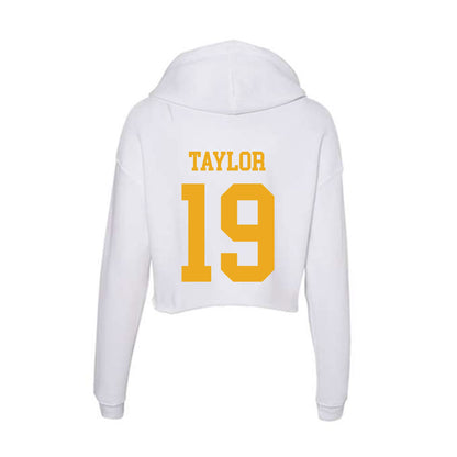 West Virginia - NCAA Football : Nick Taylor - Women's Crop Fleece Hoodie-1