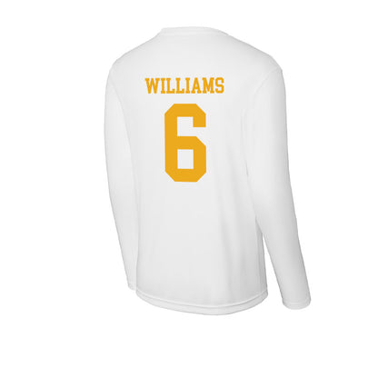 West Virginia - NCAA Football : DaMare Williams - Activewear Long Sleeve T-Shirt-1