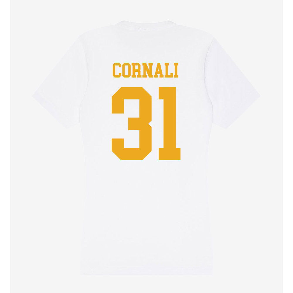West Virginia - NCAA Football : Shane Cornali - Women's V-Neck T-Shirt-1