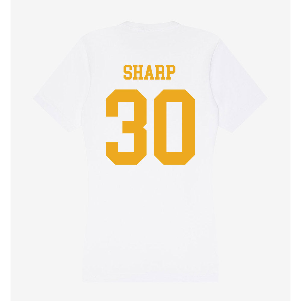 West Virginia - NCAA Football : Antoine Sharp - Women's V-Neck T-Shirt-1