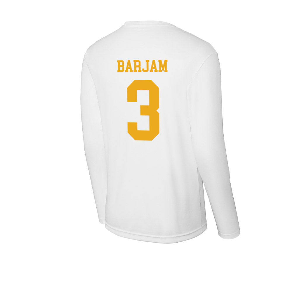 West Virginia - NCAA Baseball : Zahir Barjam - Activewear Long Sleeve T-Shirt-1