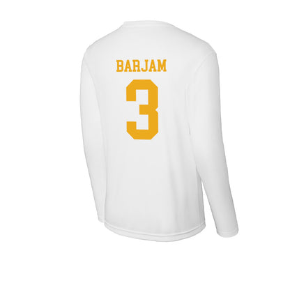 West Virginia - NCAA Baseball : Zahir Barjam - Activewear Long Sleeve T-Shirt-1
