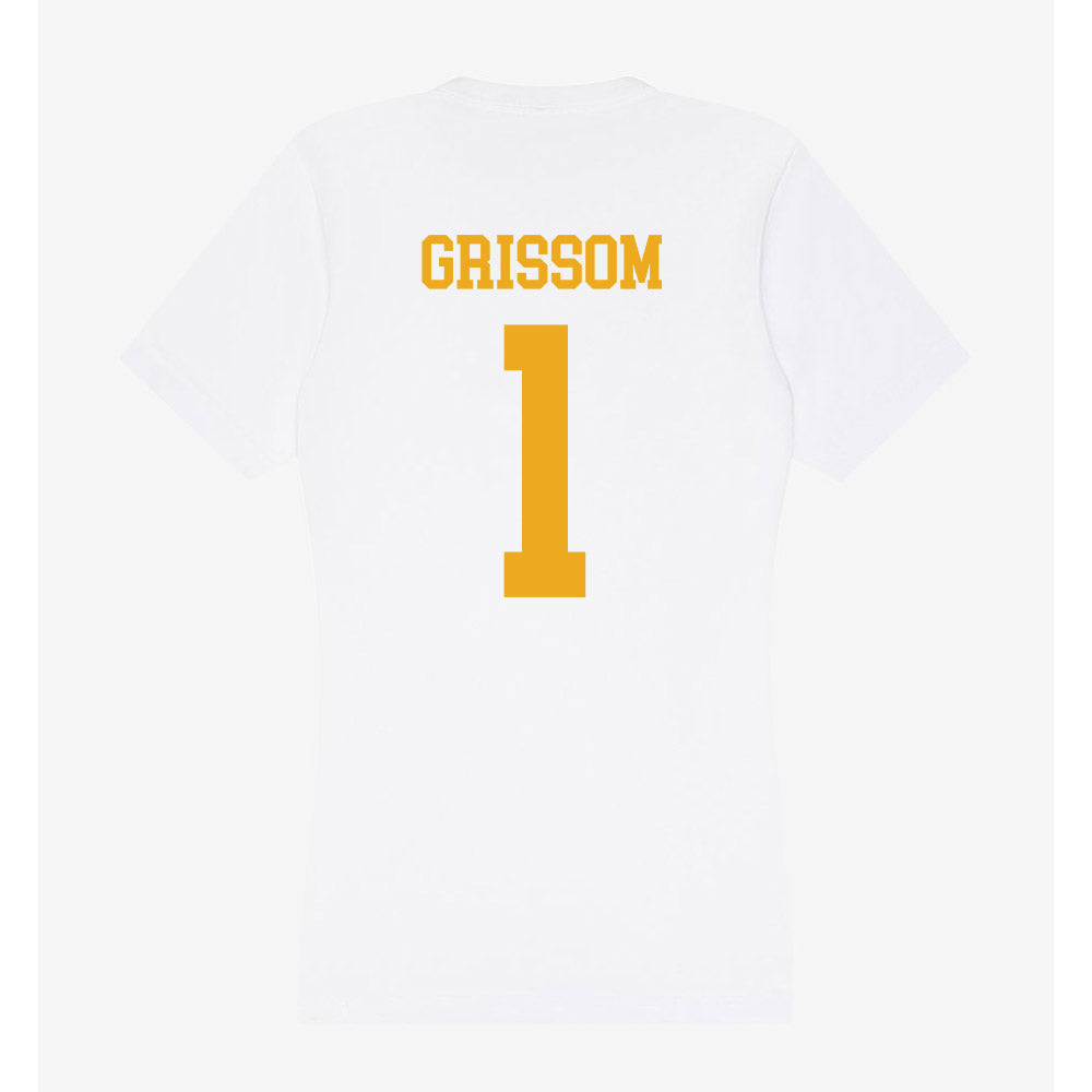 West Virginia - NCAA Women's Volleyball : Tally Grissom - Women's V-Neck T-Shirt-1
