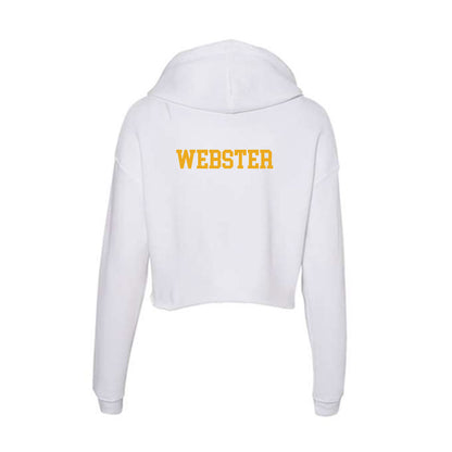 West Virginia - NCAA Women's Gymnastics : Eden Webster - Women's Crop Fleece Hoodie-1