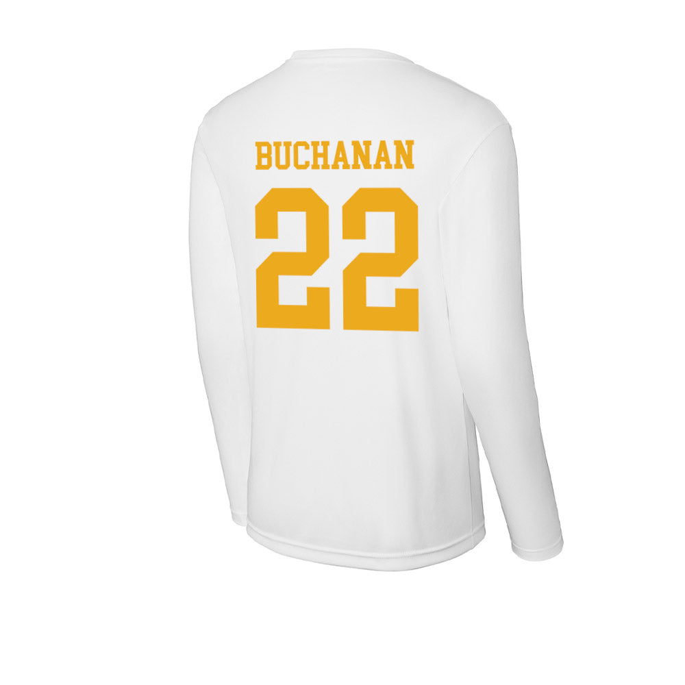 West Virginia - NCAA Men's Basketball : Javan Buchanan - Activewear Long Sleeve T-Shirt-1