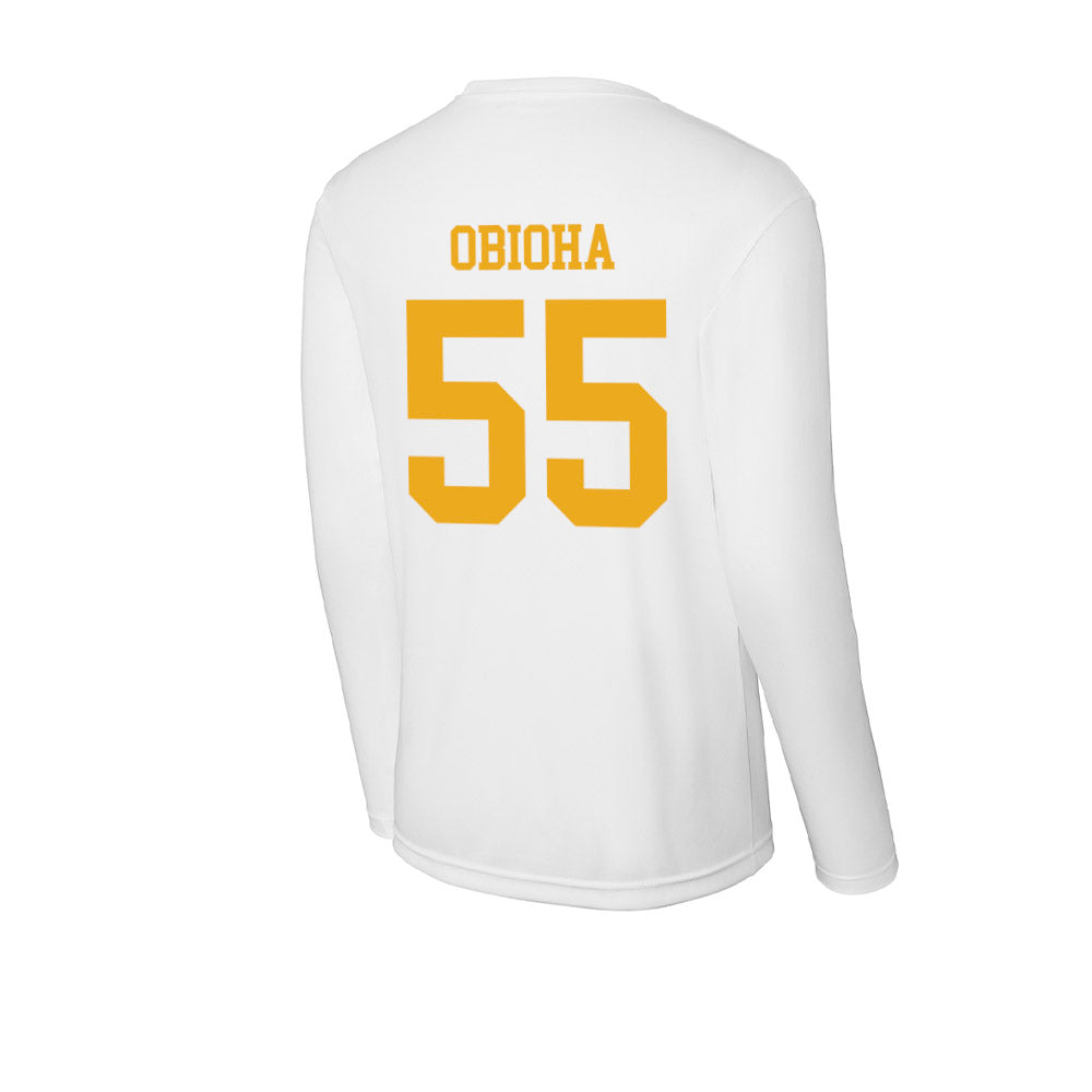 West Virginia - NCAA Men's Basketball : Harlan obioha - Activewear Long Sleeve T-Shirt-1