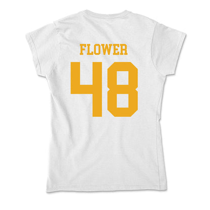 West Virginia - NCAA Football : Nate Flower - Soft Style Women’s T-Shirt-1