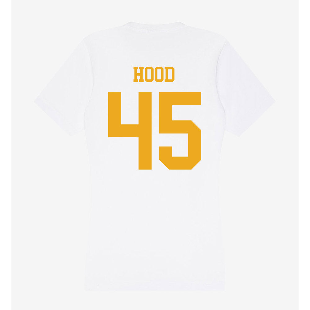 West Virginia - NCAA Football : Malachi Hood - Women's V-Neck T-Shirt-1