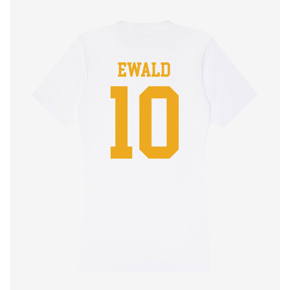 West Virginia - NCAA Men's Soccer : Felix Ewald - Women's V-Neck T-Shirt-1