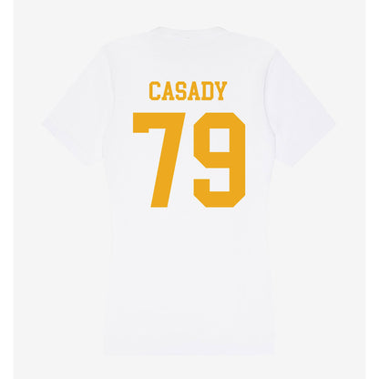 West Virginia - NCAA Football : Carsten Casady - Women's V-Neck T-Shirt-1