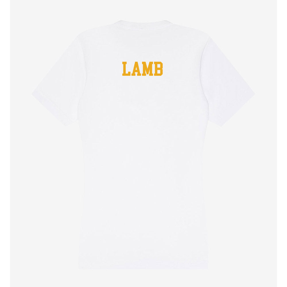 West Virginia - NCAA Women's Track & Field : Alexis Lamb - Women's V-Neck T-Shirt-1