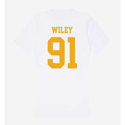 West Virginia - NCAA Football : Darius Wiley - Women's V-Neck T-Shirt-1