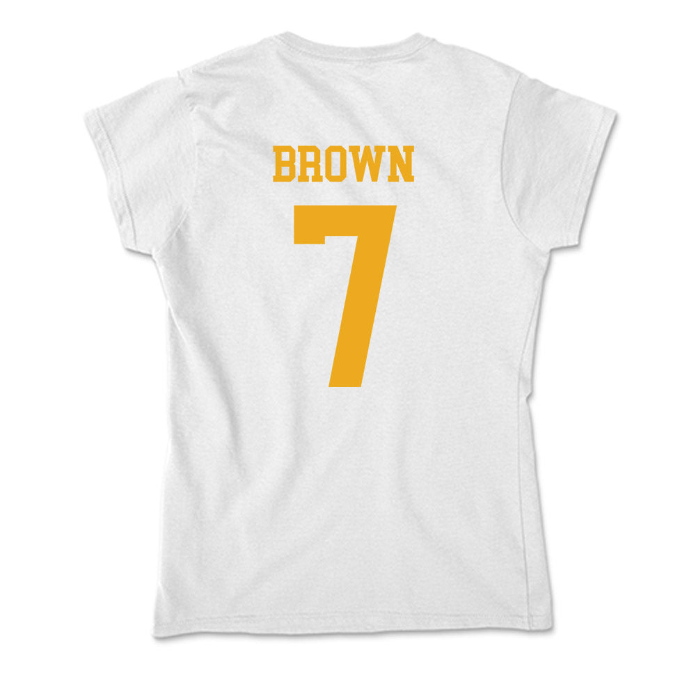 West Virginia - NCAA Football : Wyatt Brown - Soft Style Women’s T-Shirt-1