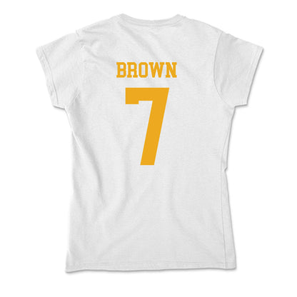 West Virginia - NCAA Football : Wyatt Brown - Soft Style Women’s T-Shirt-1