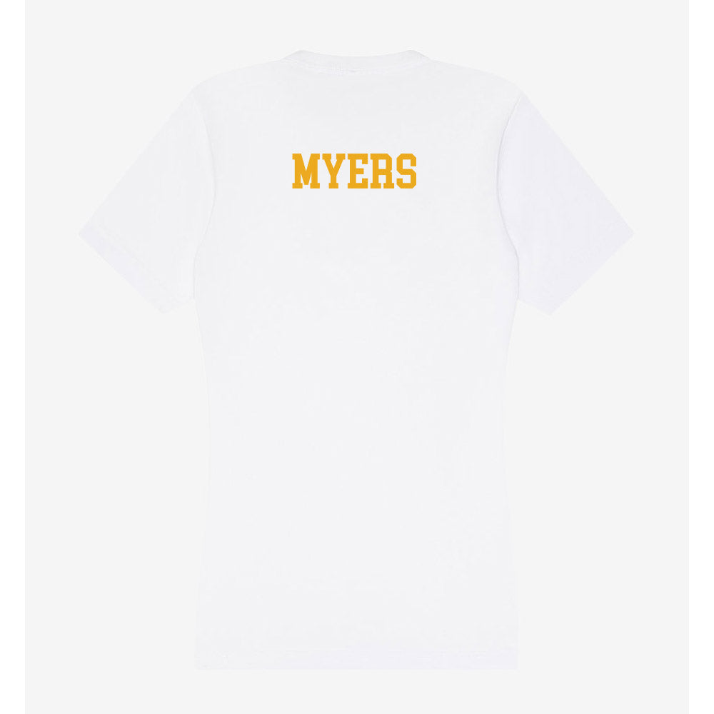 West Virginia - NCAA Wrestling : Marla Myers - Women's V-Neck T-Shirt-1