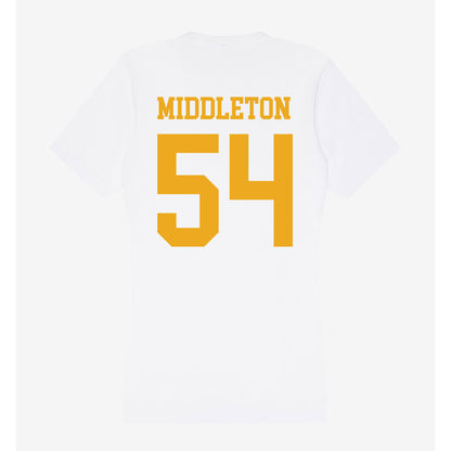 West Virginia - NCAA Baseball : Andrew Middleton - Women's V-Neck T-Shirt-1