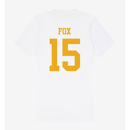 West Virginia - NCAA Football : Scotty Fox - Women's V-Neck T-Shirt-1