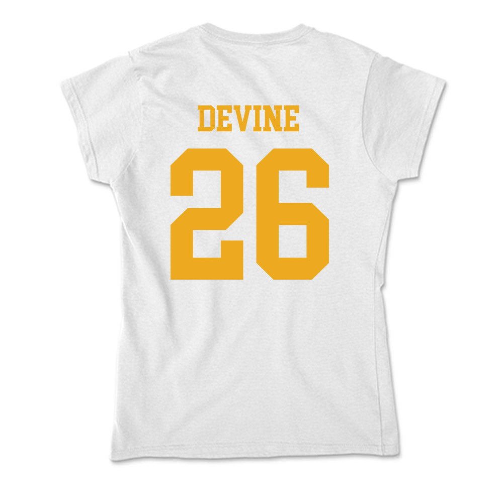West Virginia - NCAA Football : Andre Devine - Soft Style Women’s T-Shirt-1