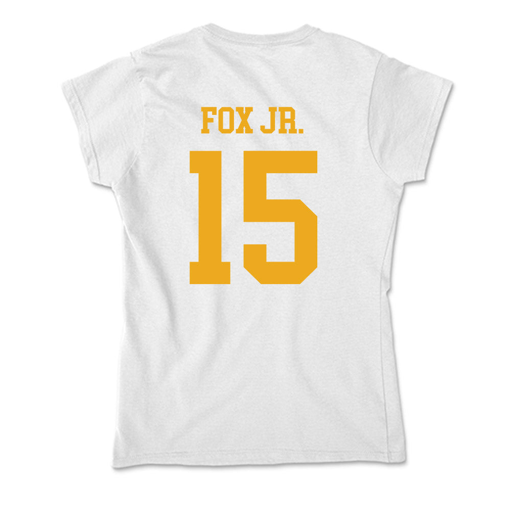 West Virginia - NCAA Football : Scotty Fox Jr. - Soft Style Women’s T-Shirt-1
