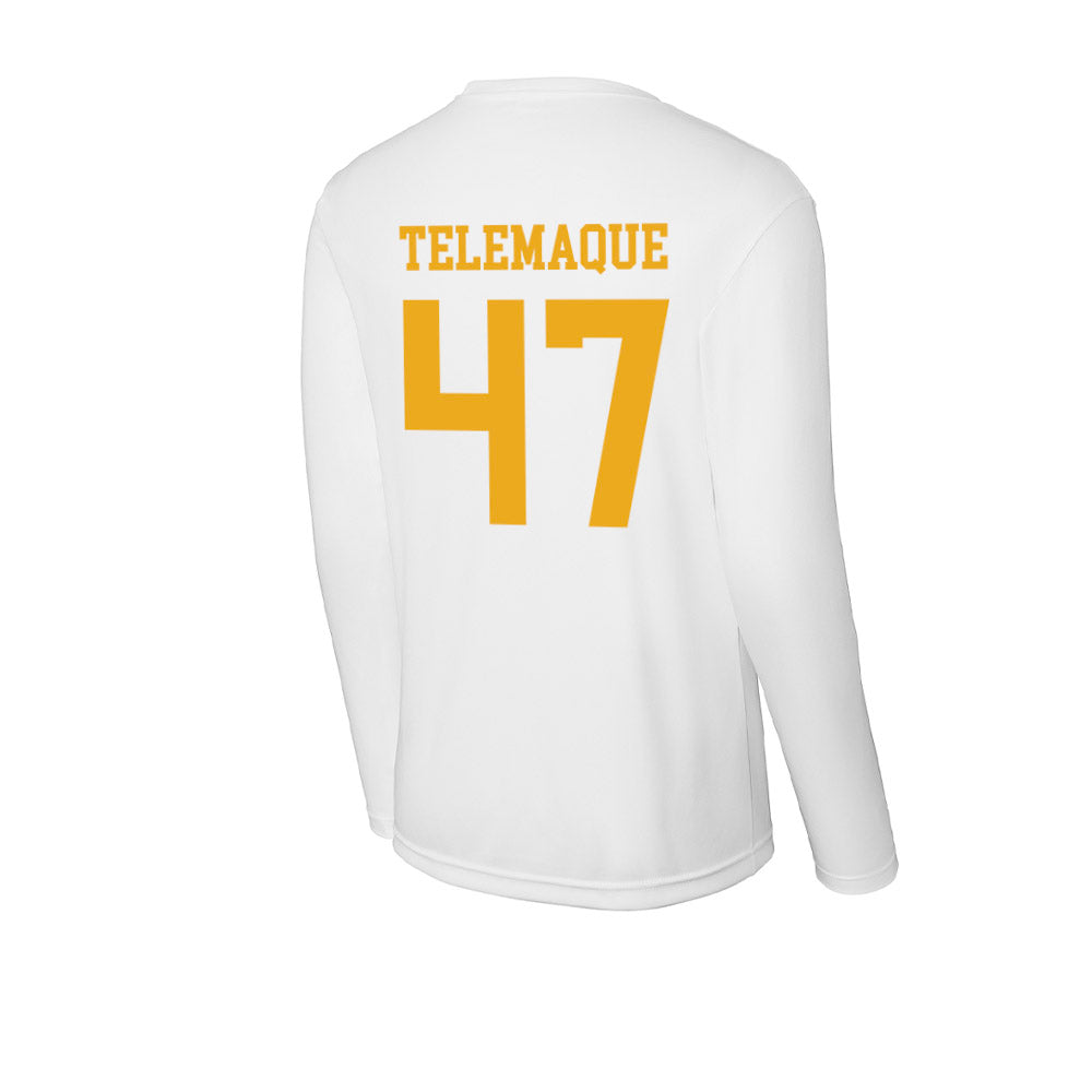 West Virginia - NCAA Football : Wilnerson Telemaque - Activewear Long Sleeve T-Shirt-1