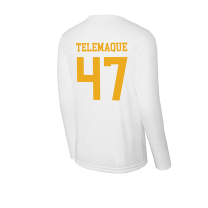 West Virginia - NCAA Football : Wilnerson Telemaque - Activewear Long Sleeve T-Shirt-1