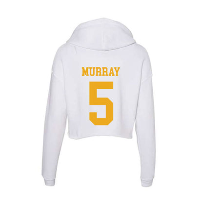 West Virginia - NCAA Women's Basketball : Chante Murray - Women's Crop Fleece Hoodie-1