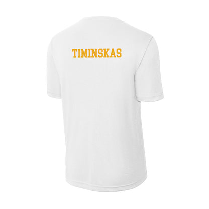 West Virginia - NCAA Men's Swimming & Diving : Deividas Timinskas - Activewear T-Shirt-1