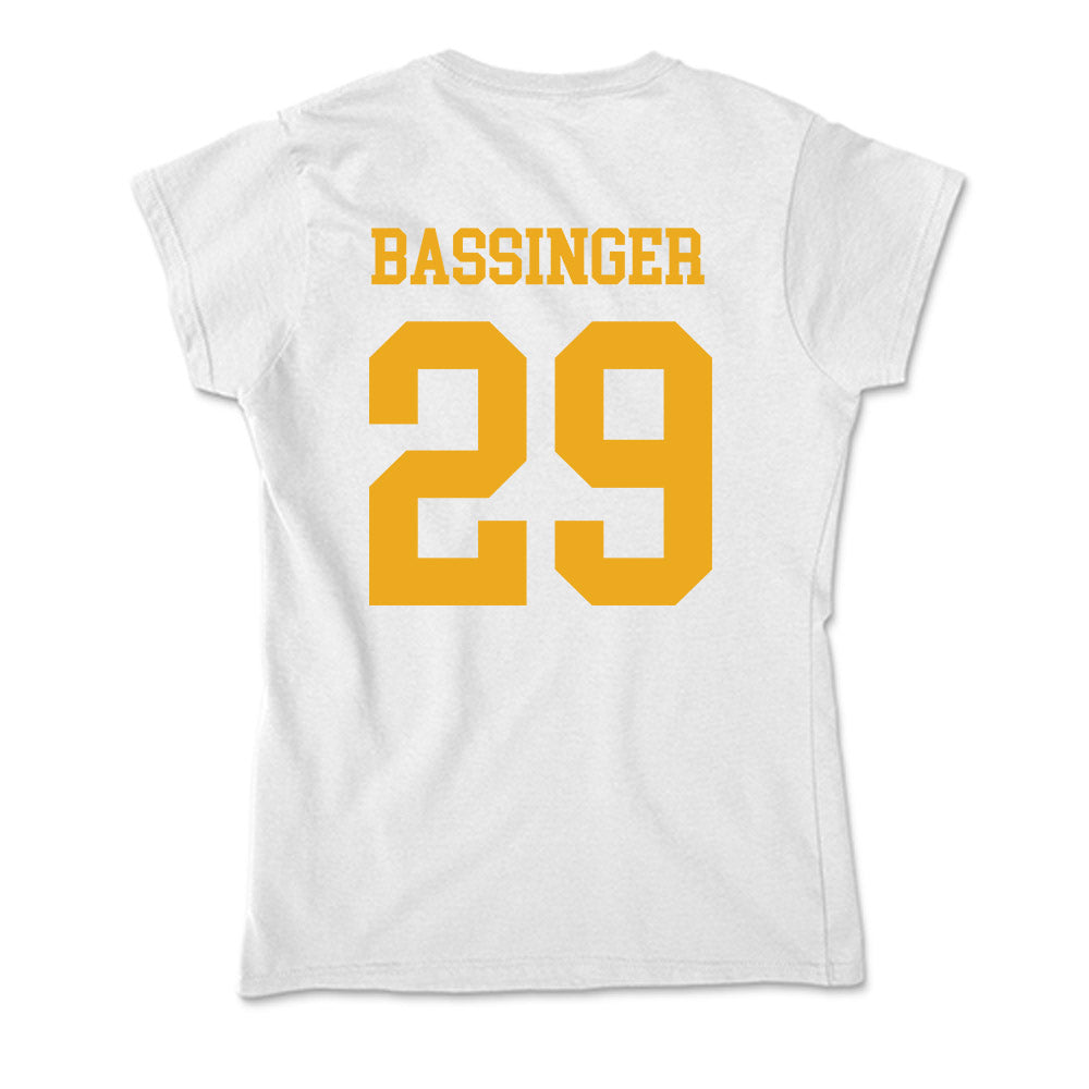 West Virginia - NCAA Baseball : Reese Bassinger - Soft Style Women’s T-Shirt-1