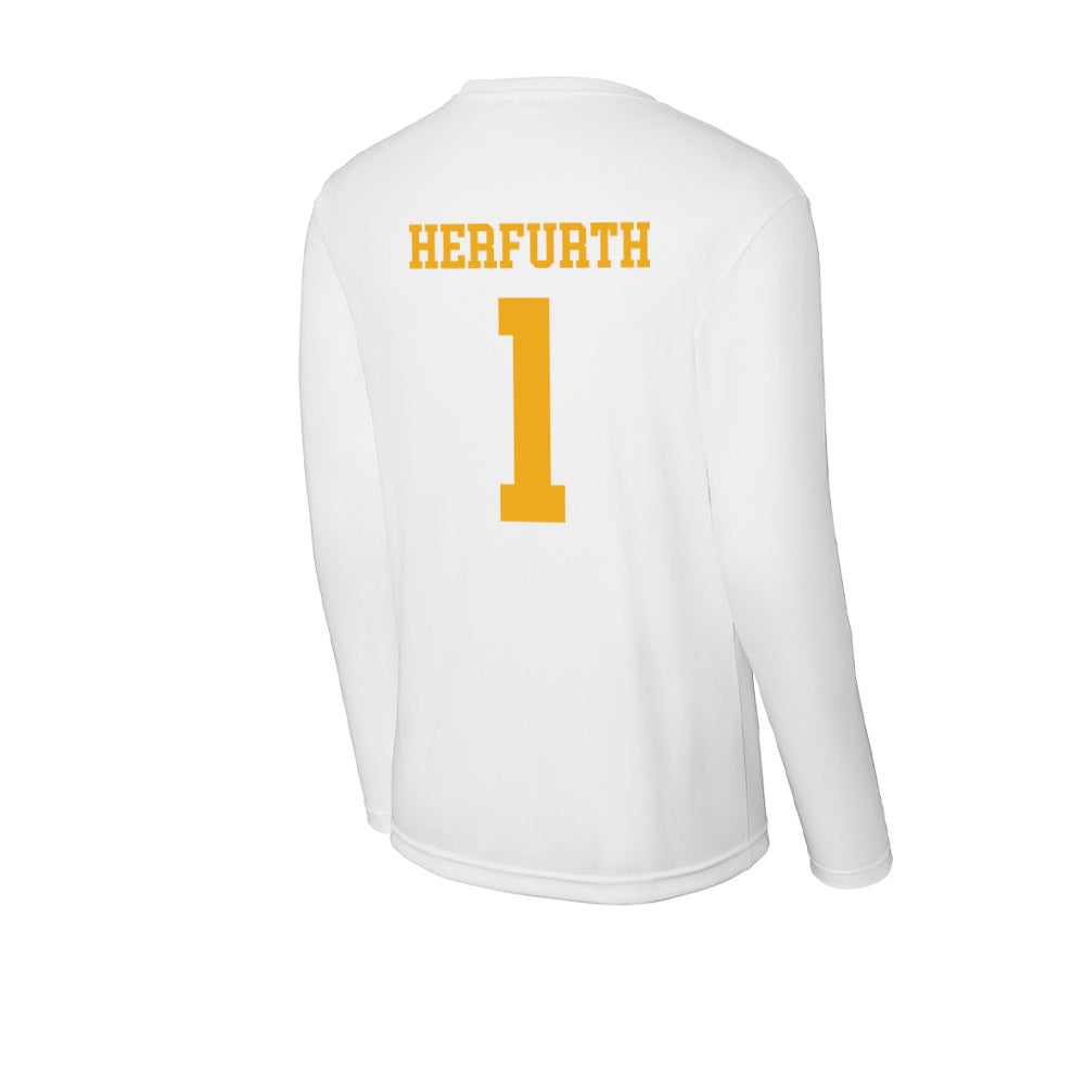 West Virginia - NCAA Women's Soccer : Bailey Herfurth - Activewear Long Sleeve T-Shirt-1