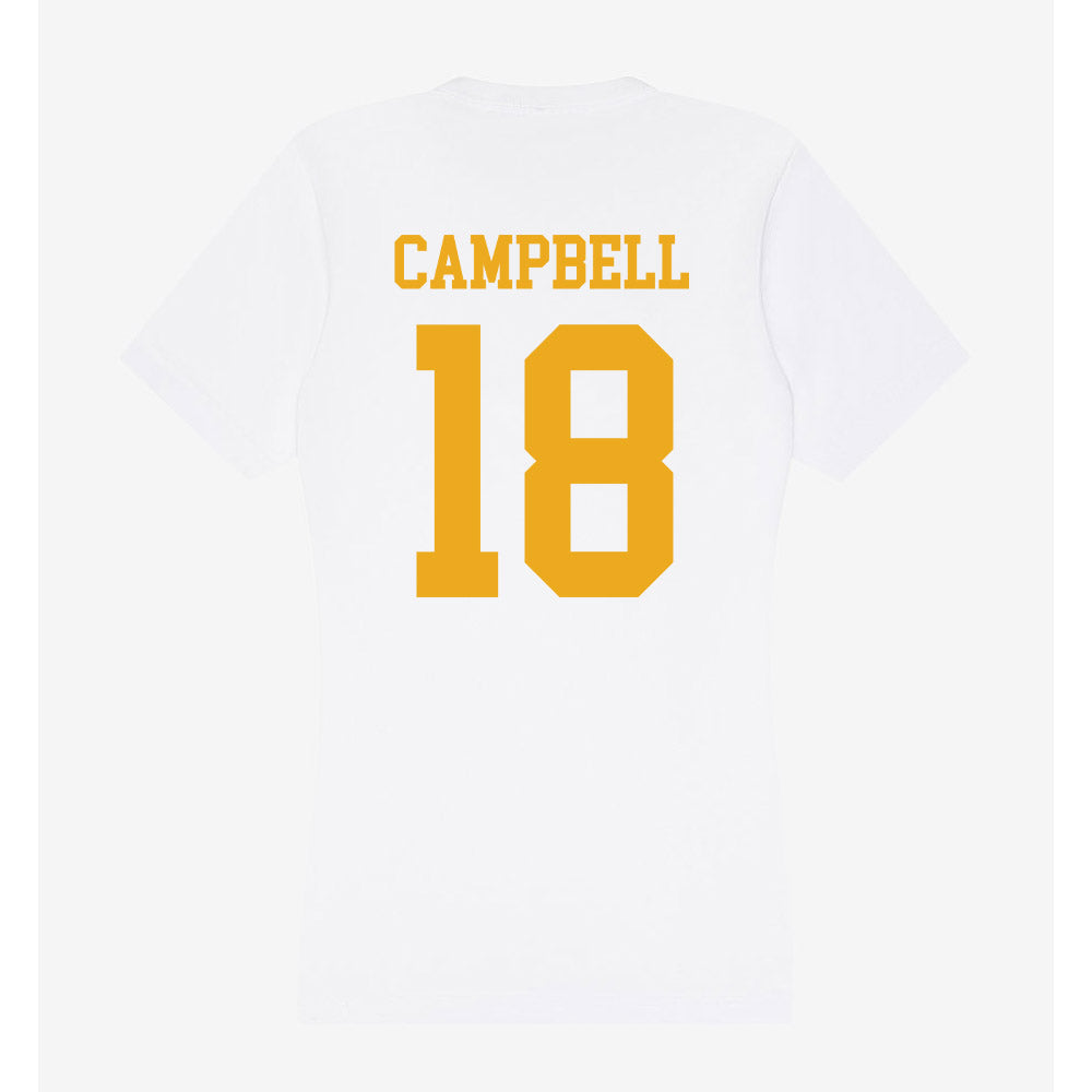 West Virginia - NCAA Football : Ezekiel Campbell - Women's V-Neck T-Shirt-1