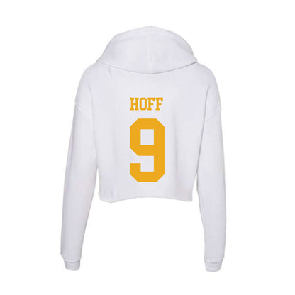 West Virginia - NCAA Baseball : Bryson Hoff - Women's Crop Fleece Hoodie-1