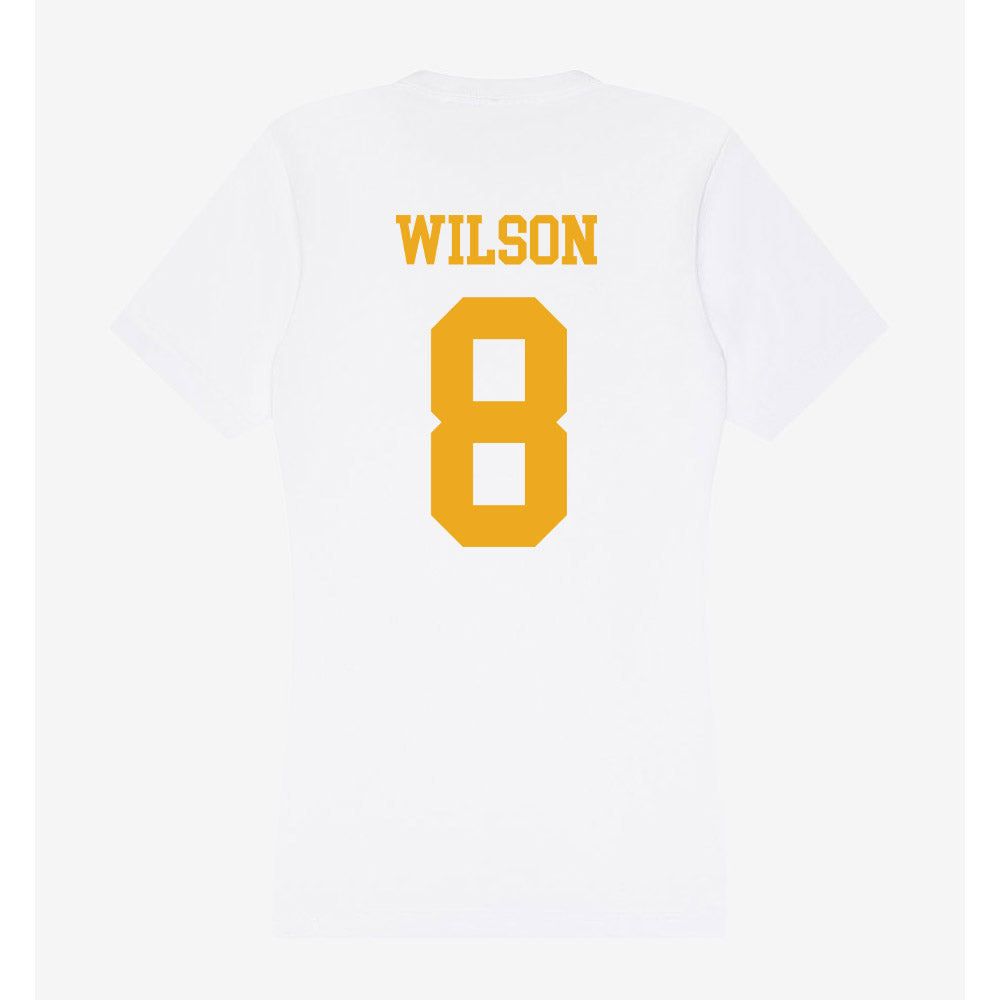 West Virginia - NCAA Football : Kamari Wilson - Women's V-Neck T-Shirt-1