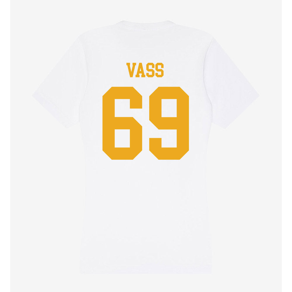 West Virginia - NCAA Football : Devin Vass - Women's V-Neck T-Shirt-1