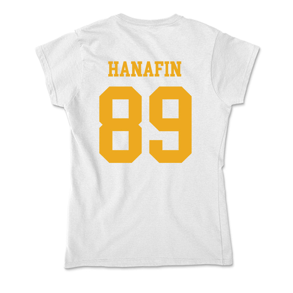 West Virginia - NCAA Football : Charlie Hanafin - Soft Style Women’s T-Shirt-1