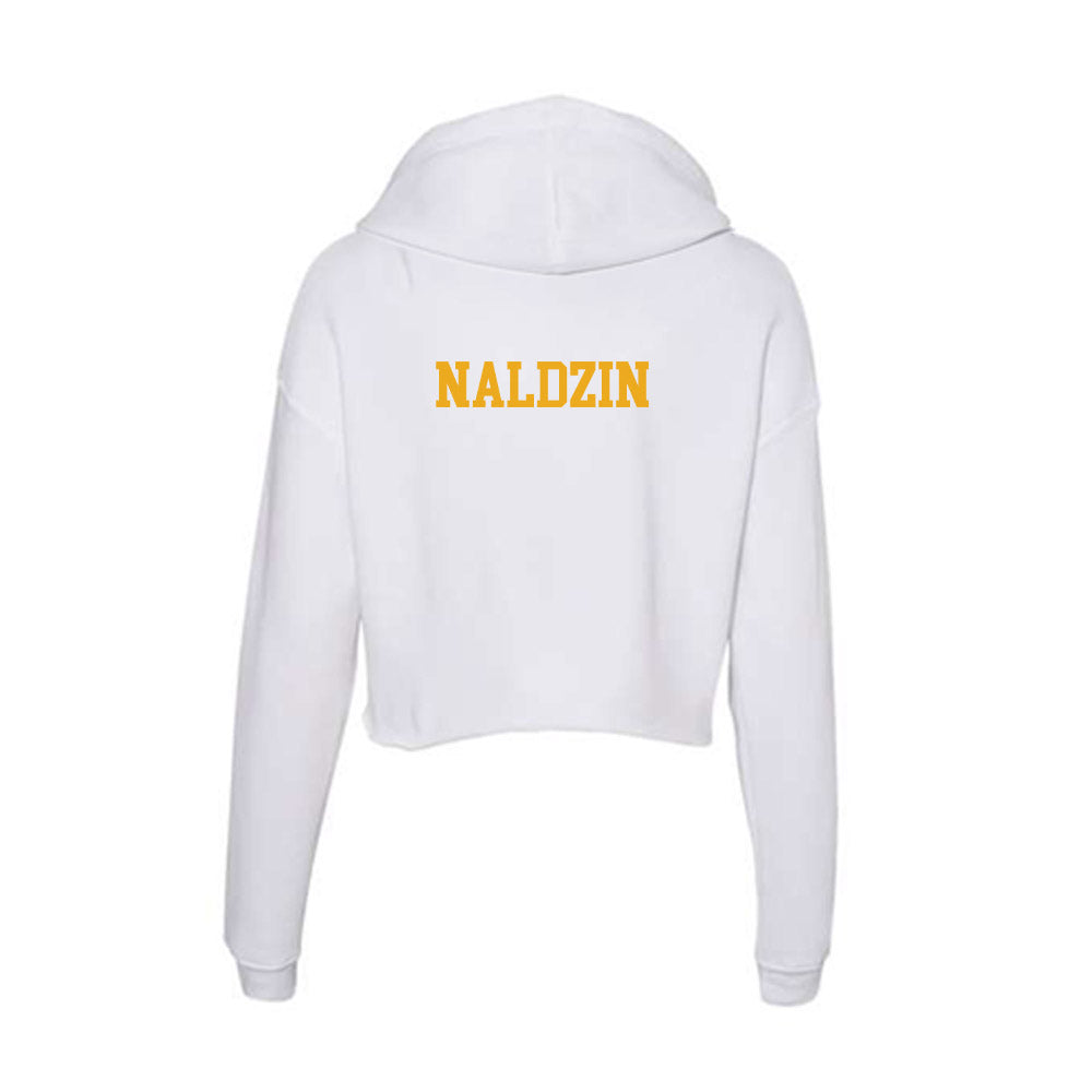 West Virginia - NCAA Women's Rowing : Tessa Naldzin - Women's Crop Fleece Hoodie-1