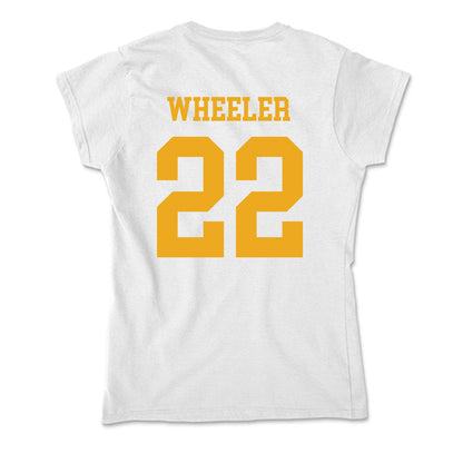 West Virginia - NCAA Women's Basketball : Kierra Wheeler - Soft Style Women’s T-Shirt-1