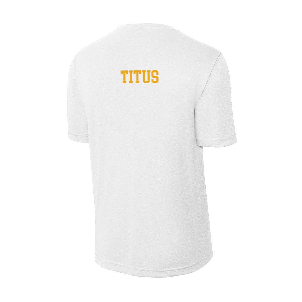 West Virginia - NCAA Wrestling : Jordan Titus - Activewear T-Shirt-1