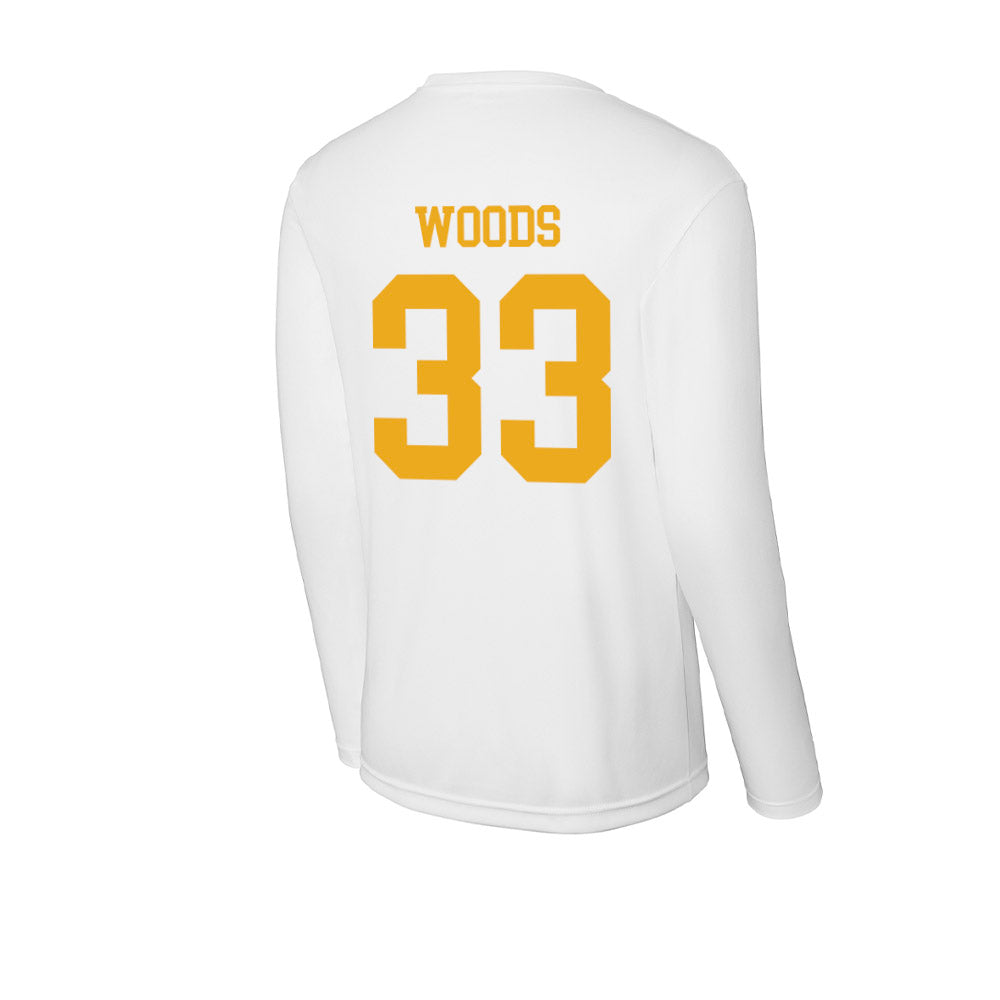 West Virginia - NCAA Football : Ashton Woods - Activewear Long Sleeve T-Shirt-1