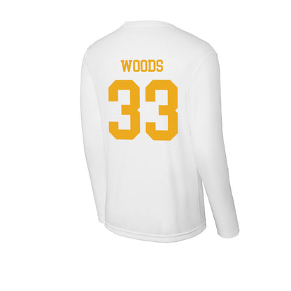 West Virginia - NCAA Football : Ashton Woods - Activewear Long Sleeve T-Shirt-1
