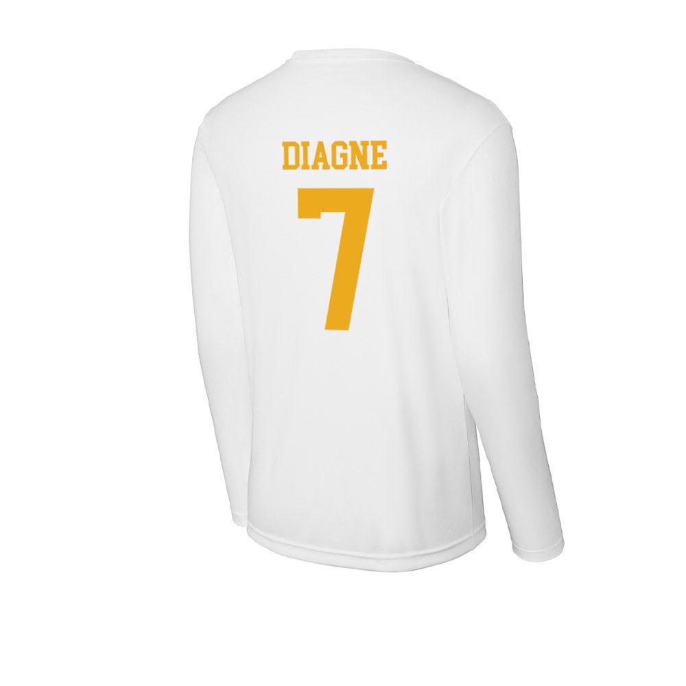 West Virginia - NCAA Football : Chams Diagne - Activewear Long Sleeve T-Shirt-1
