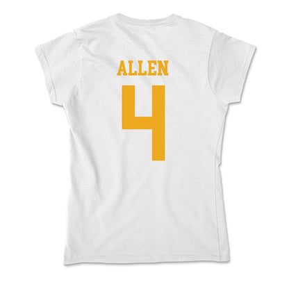 West Virginia - NCAA Football : Da'Mun Allen - Soft Style Women’s T-Shirt-1